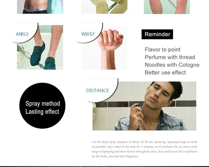 Hot Sale Men's Cologne – Fresh Temptation Perfume for Self-Confidence, Gentleman Fragrance Atomizer