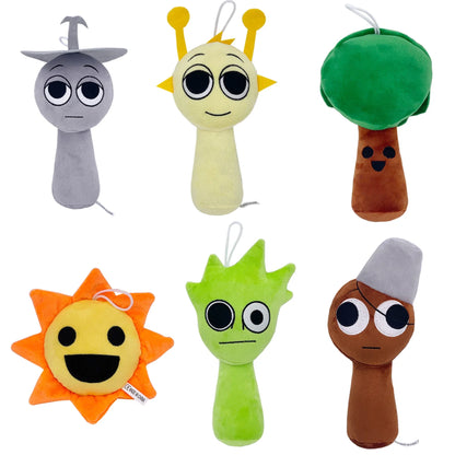 20cm Sprunki Plush Toys – Sprunki Game Pillow Doll, Soft Stuffed Toy for Kids’ Birthday & Christmas Gift