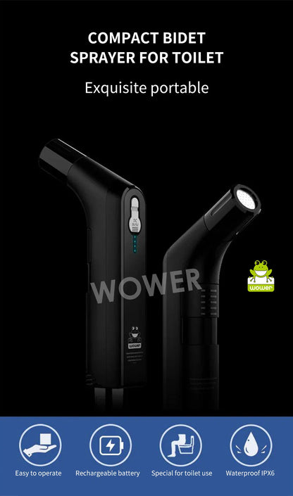 2.5L Portable Electric Bidet | Rechargeable Shataf Hand Sprayer for Personal Hygiene, Travel & Camping