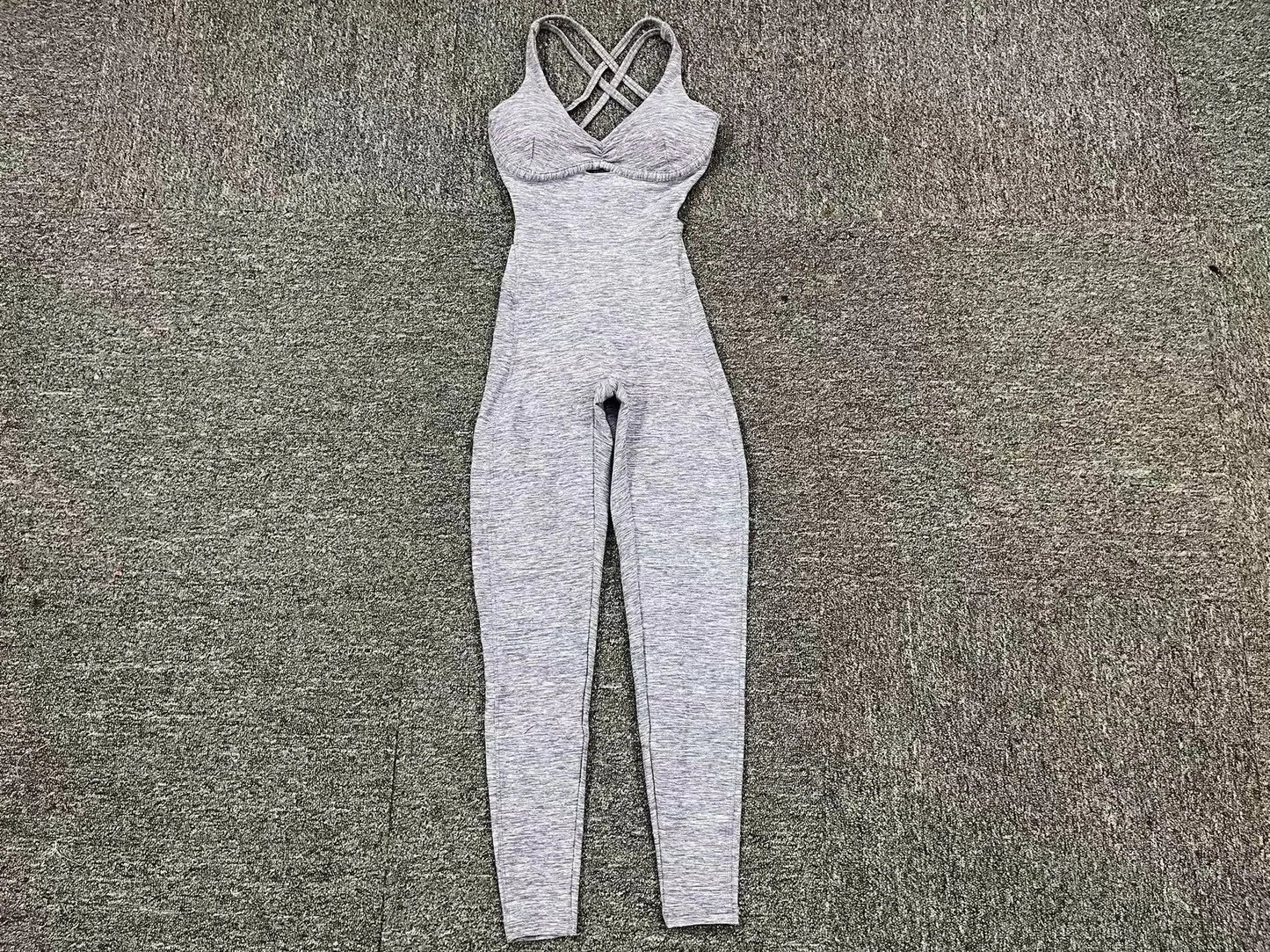 Women’s Black Sporty Jumpsuit – 2025 Workout Yoga Gym Set with Push-Up Fitness Overalls