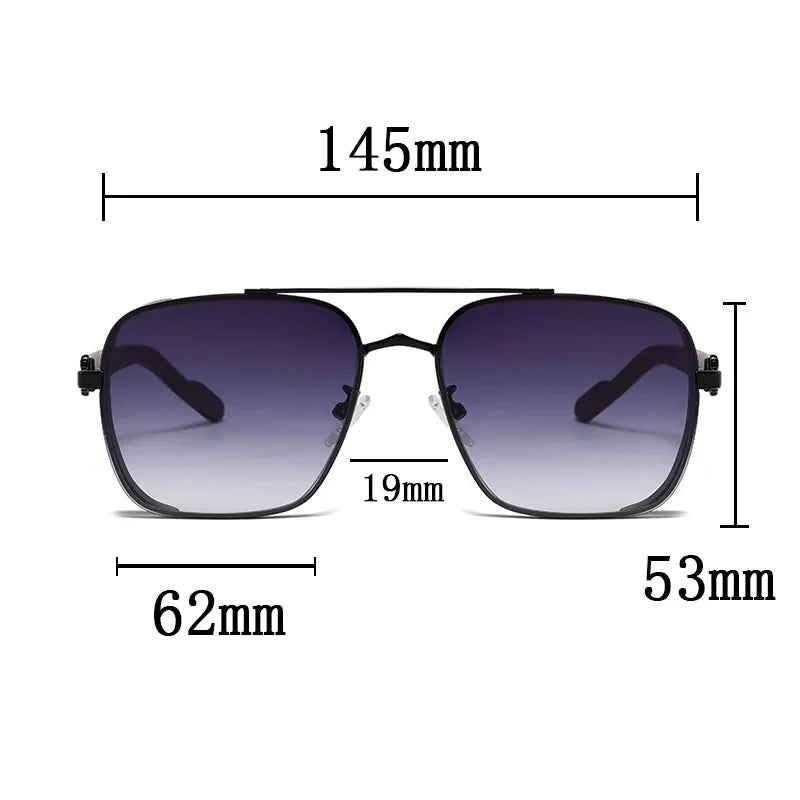 2023 Trendy Sunglasses for Men & Women – Square, Luxe Vintage Retro Steampunk Fashion Glasses, Gafas De Sol Hombre