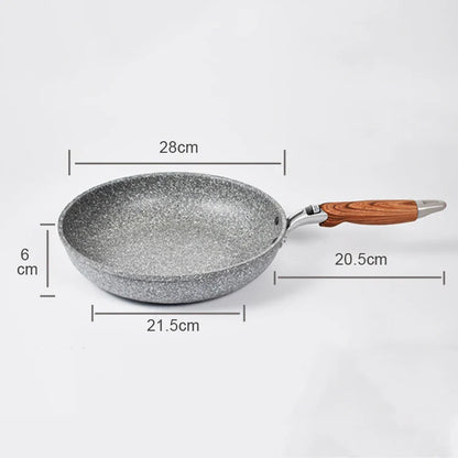 Durable Non-Stick Stone Frying Wok – Ceramic Skillet Pan for Induction, Gas Stove & Kitchen Cooking Set
