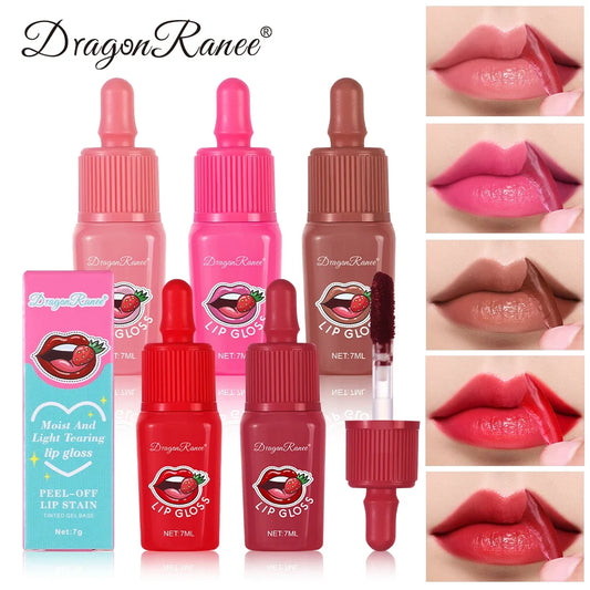 Peel-Off Lip Gloss - Velvet Matte Moisturizing Waterproof Long-Lasting Non-Fading Lip Color for Everyday Wear