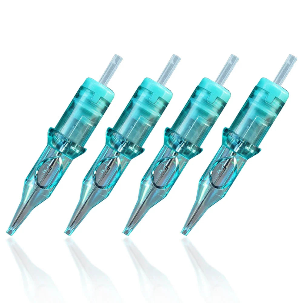 20PCS Disposable Tattoo Cartridge Needles - Sterile Round Liner Needles for Rotary Tattoo Pen