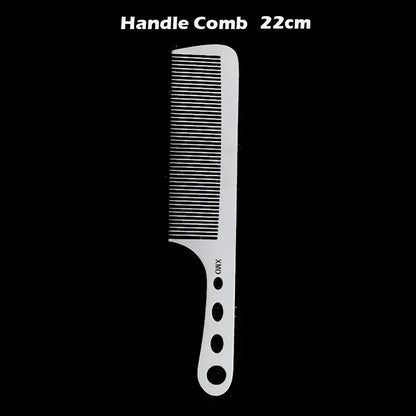 Brainbow Titanium Steel Hair Comb – Professional Anti-Static Salon Hairdressing Brush for Men
