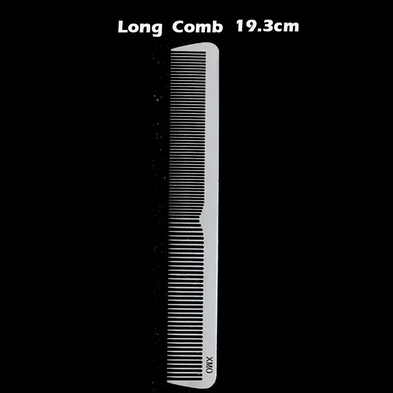 Brainbow Titanium Steel Hair Comb – Professional Anti-Static Salon Hairdressing Brush for Men