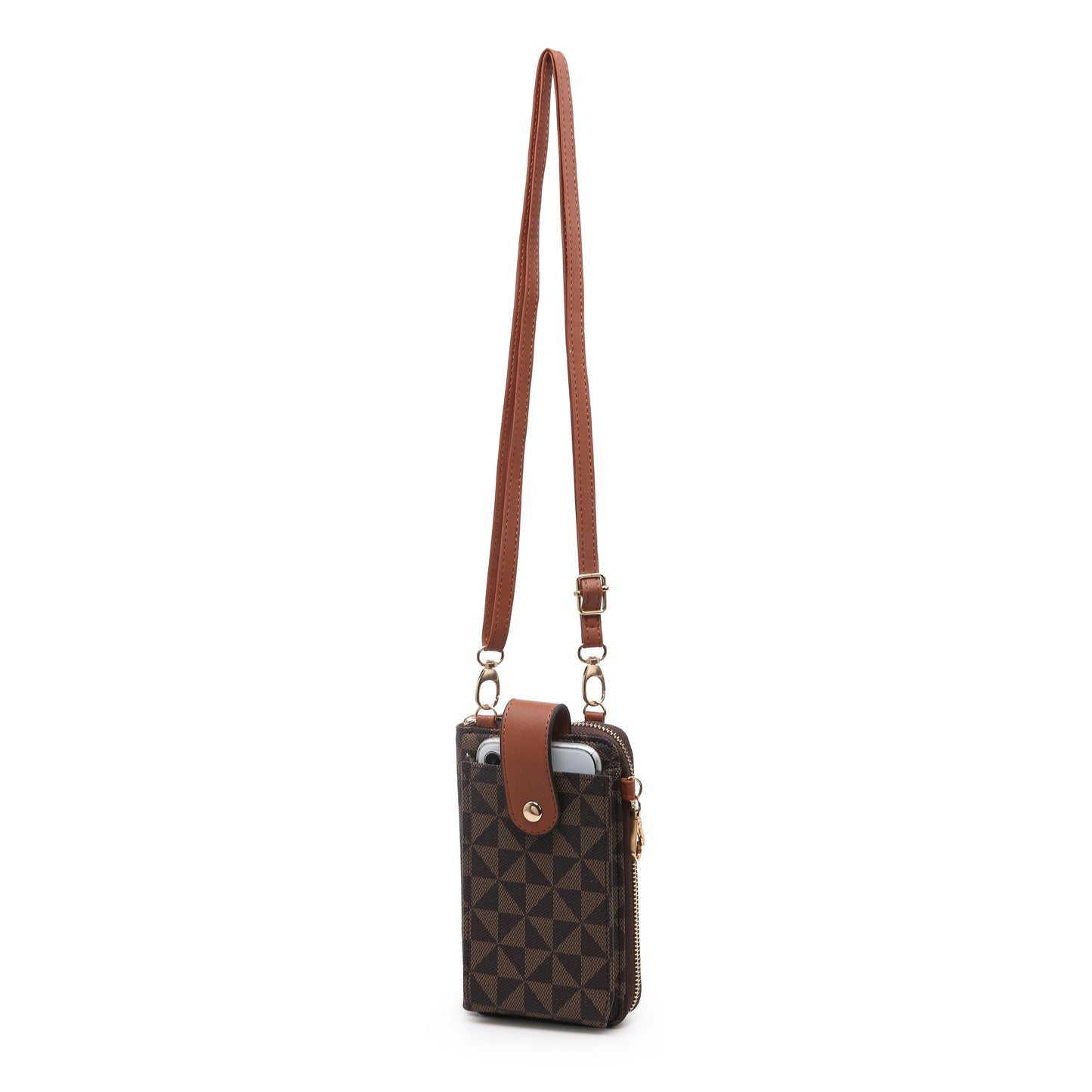 Women's Small Crossbody Phone Wallet - Mini Shoulder Bag with Credit Card Slots