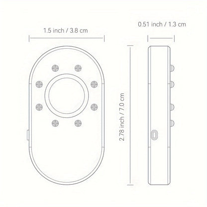 Hotel Hidden Camera Detector Finder – Mini Portable Infrared Scanner for Anti-Peeping and Anti-Monitoring
