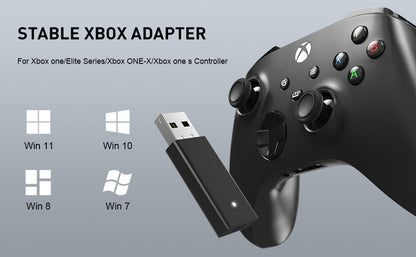 USB Wireless Adapter for Xbox One S/X/Elite & Windows PC – 1st & 2nd Gen Controller Receiver