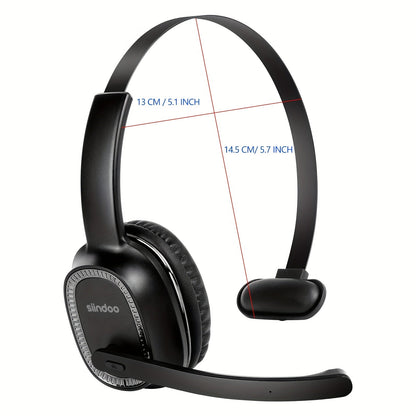 ProTruck Wireless Headset 5.2 - Crystal-Clear ENC Calls, Noise Cancellation, Long-Lasting Comfort for Office, Truck Drivers, Customer Service