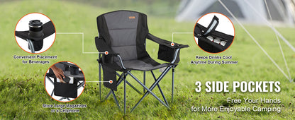 SucceBuy Outdoor Camping Chair — Ultralight Folding Portable Chair, 350lbs High Load, Ideal for Beach, Hiking, Picnic, Travel, and Fishing