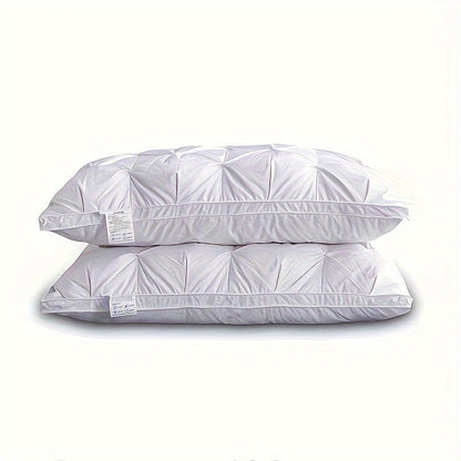 2pcs 3D Bread Feather Neck Guard Pillow – Fluffy Sleeping Neck Pillow for Adults, Home & Hotel Use, Gift Idea