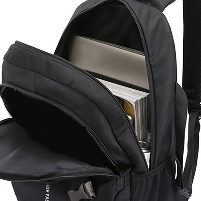 Men’s Waterproof Oxford Backpack – Business, School & Casual Travel Rucksack