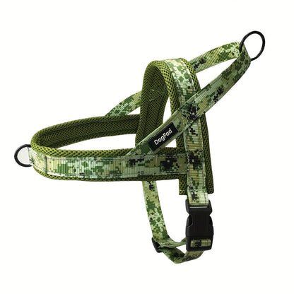 Adjustable Reflective No-Pull Dog Harness Vest – Escape Proof, Comfortable Fit for Small, Medium, Large Dogs, Ideal for Walking, Hiking, Running – King's Day Gift Idea