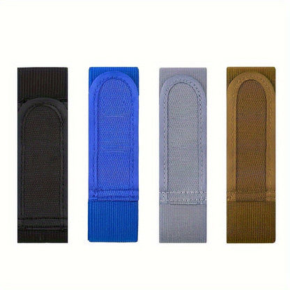 Men's No-Buckle Elastic Belt – Casual Nylon Waistband with Magic Tape Closure, One Size Fits Most
