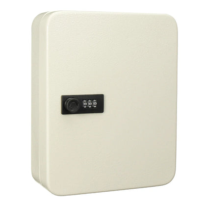 Security Car Combination Lock – Wall-Mounted Metal Storage Cabinet & Key Safe Box, Lockable Password Organizer for Home & Office