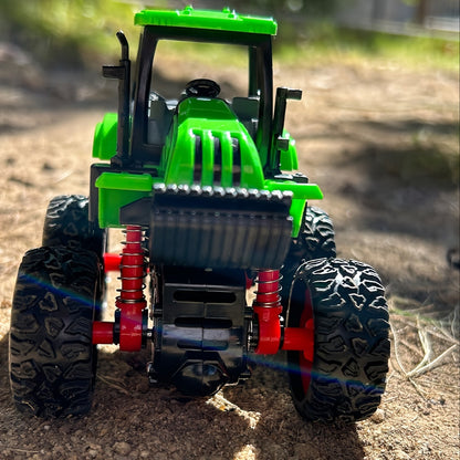 Farmer Stunt Car - Inertia Four-Wheel Drive with Shock Absorbers & Thickened Tires - 360° Rotation, Off-Road Sliding Toy Car - Ideal Halloween Gift