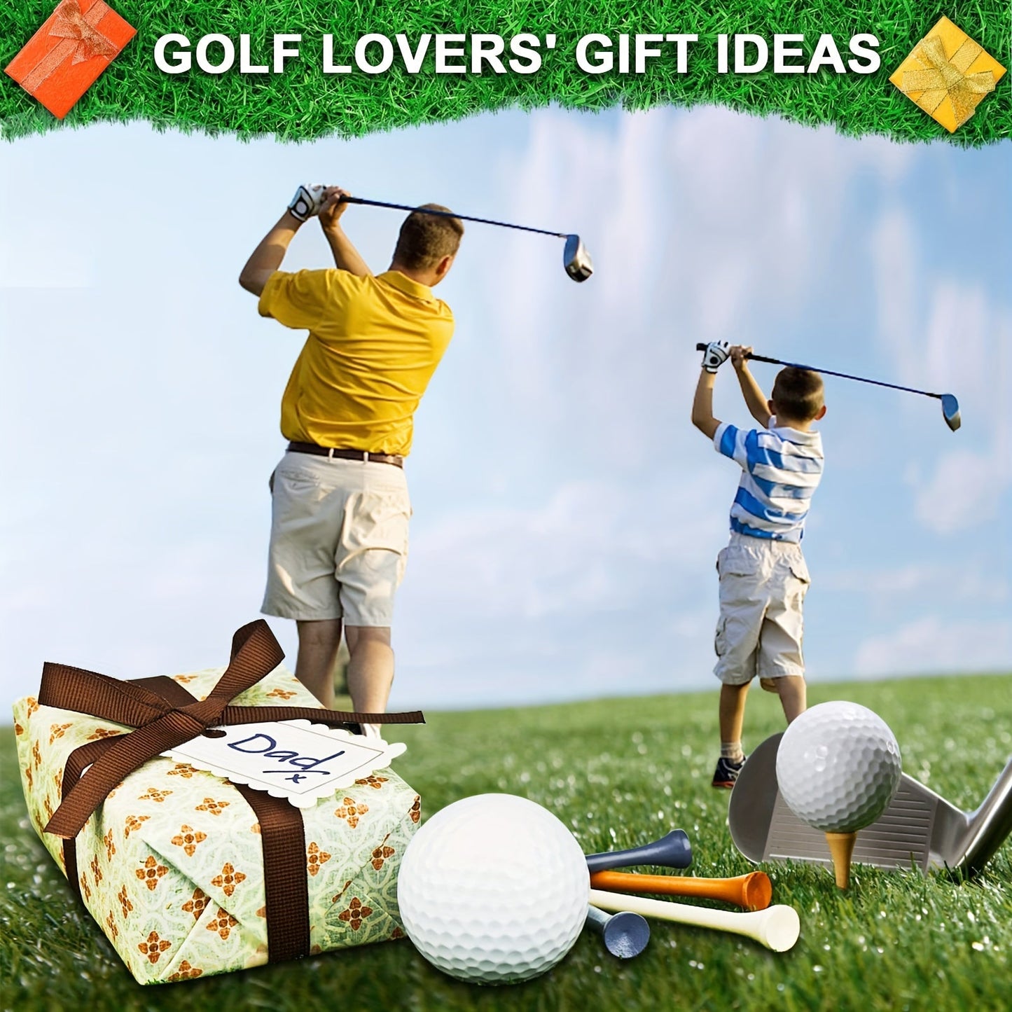 Golf Trunk Organizer - Waterproof and Durable Golf Storage Bag, Shoe Bag and Accessories for Men, Car Organizer